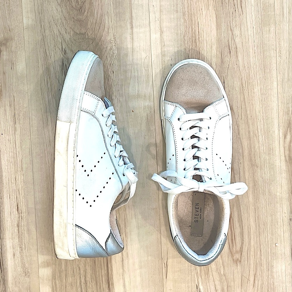 Steve Madden Women’s Leather Tennis Shoes Size 10